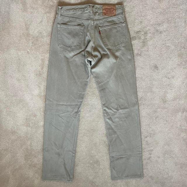 Levi's Men's Jeans - Grey/Cream - S on Productcaster.