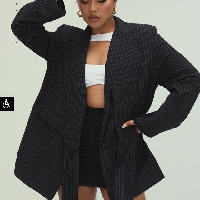 Mistress Rocks Women's Tailored jacket - Black/White - M on Productcaster.