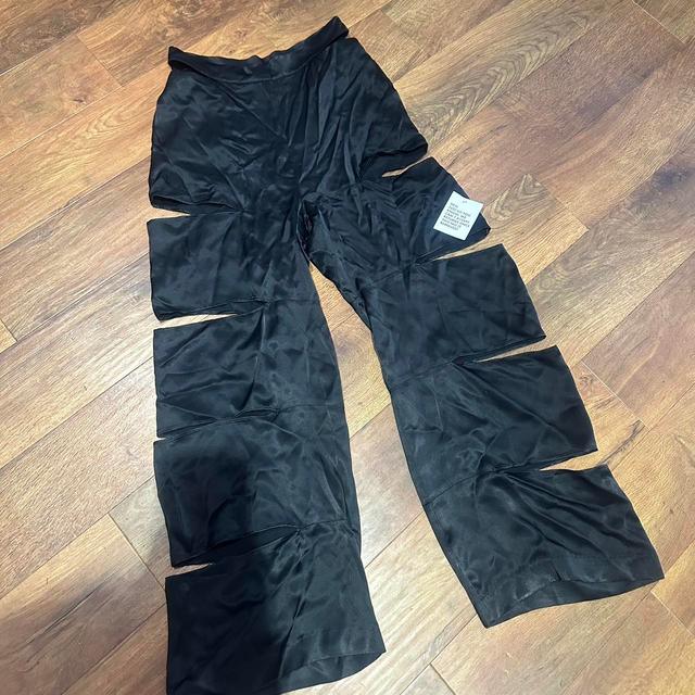 Topshop Women's Trousers - Black - UK 10 on Productcaster.