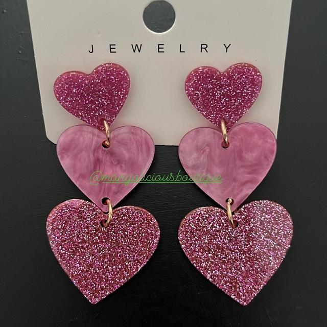 Women's Earrings - Pink on Productcaster.