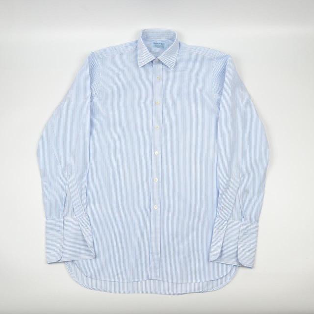 Vintage Men's Shirt - Blue - M on Productcaster.