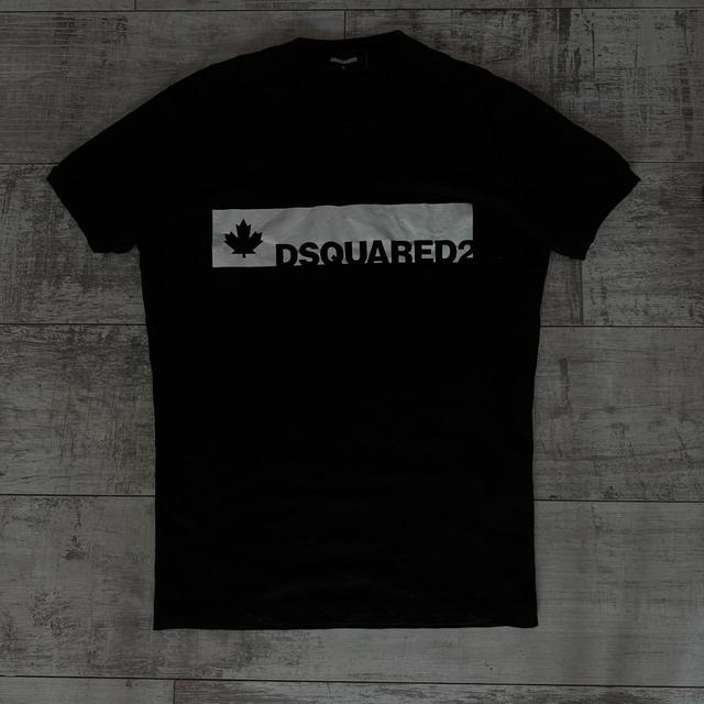 Dsquared2 Men's T-shirt - Black/White - S on Productcaster.