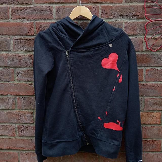 Women's Hoodie - Black/Red - S on Productcaster.