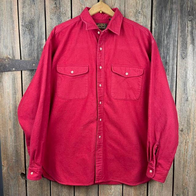 Eddie Bauer Men's Shirt - Red - XL on Productcaster.