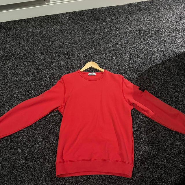 Stone Island Junior Kids' Sweatshirt - Red on Productcaster.