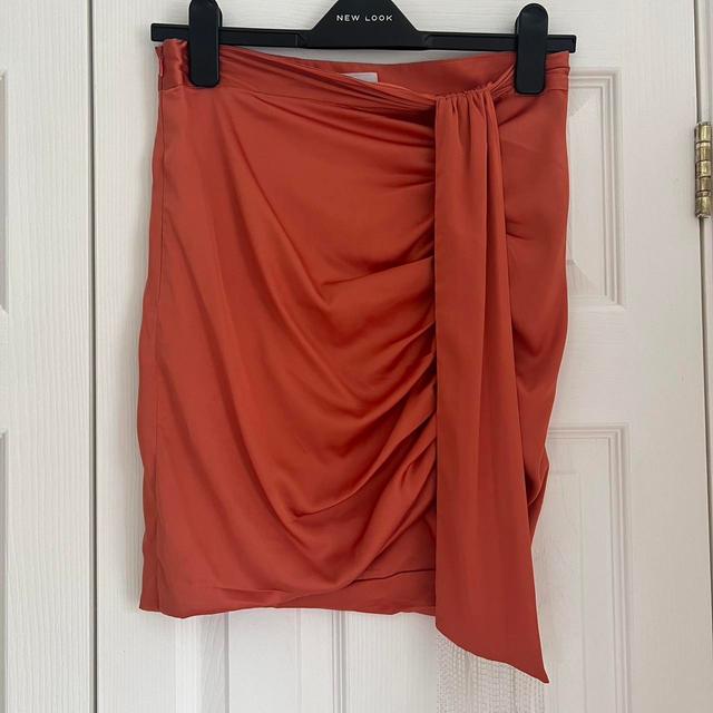 Oh Polly Women's Skirt - Orange/Red - UK 10 on Productcaster.