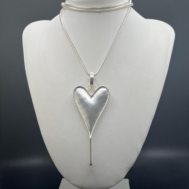 Women's Necklace - Silver on Productcaster.