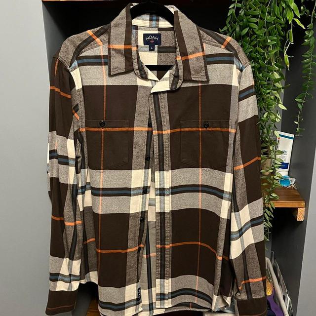 Noah Men's Shirt - Brown/Multi - L on Productcaster.