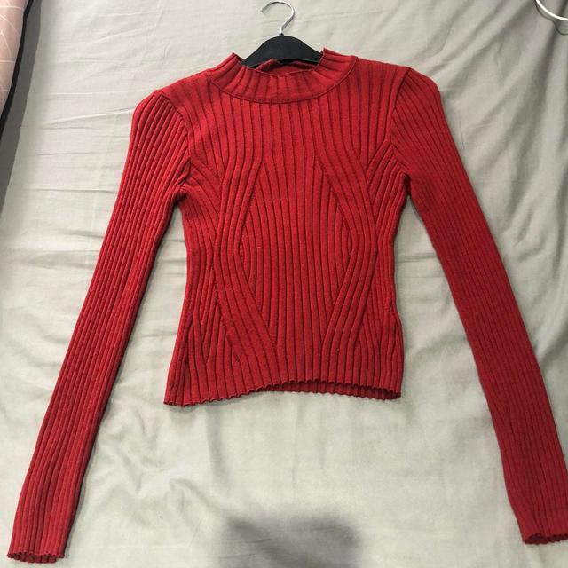 Primark Women's Sweatshirt - Red - 12 on Productcaster.