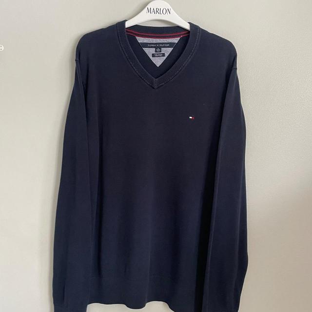 Tommy Hilfiger Men's Sweatshirt - Navy - XL on Productcaster.