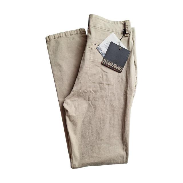 Napapijri Women's Chino Trousers - Cream - M on Productcaster.