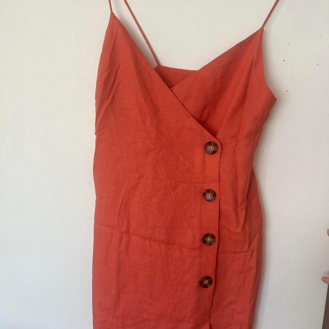 Topshop Women's Dress - Orange - 8 on Productcaster.