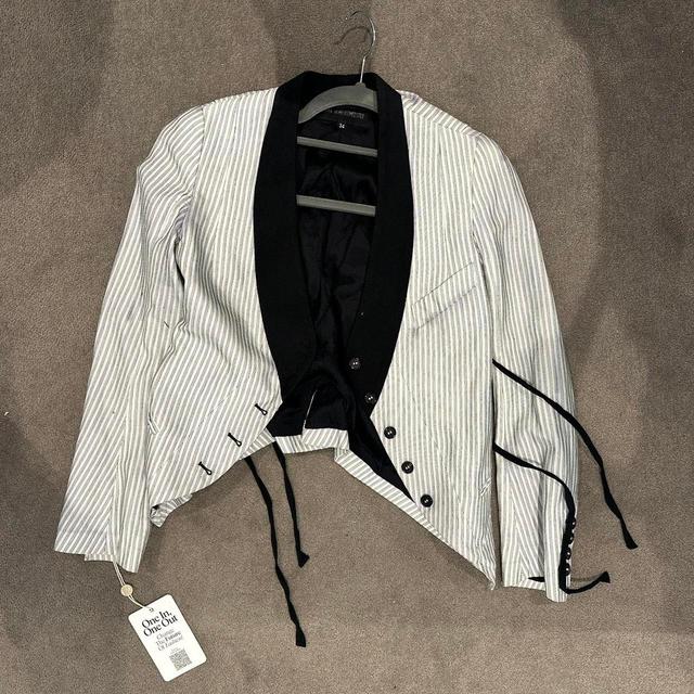 Ann Demeulemeester Women's Coats and jackets - White - XS on Productcaster.