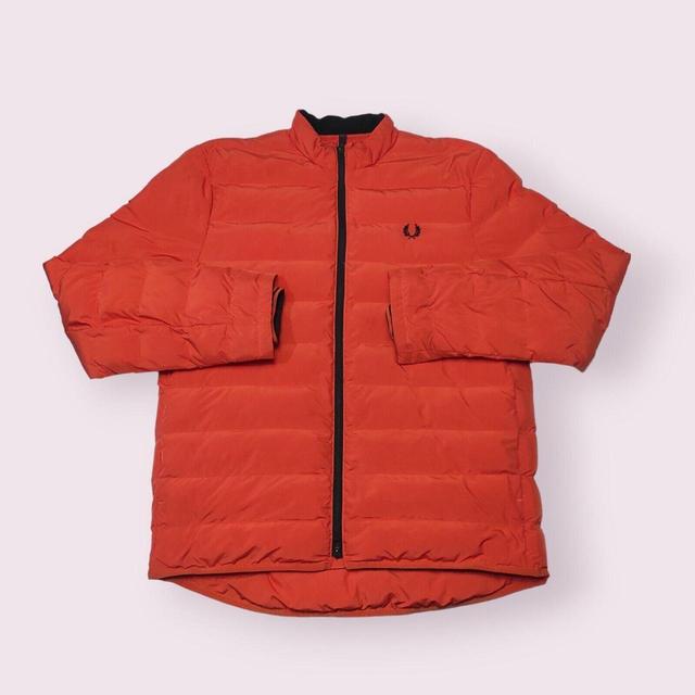 Fred Perry Men's Coat - Orange - M on Productcaster.