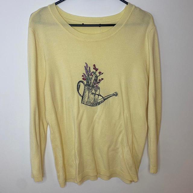 Roman Women's Jumper - Yellow - 14 on Productcaster.