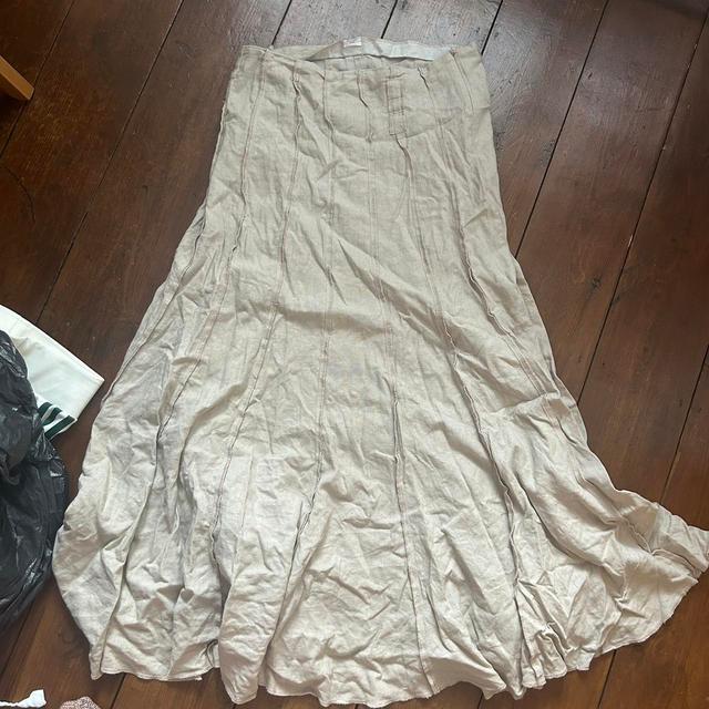 Reclaimed Vintage Women's Skirt - Cream/Tan - XS on Productcaster.