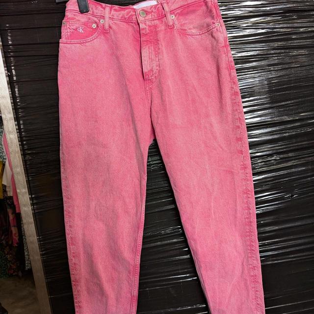 Calvin Klein Women's Stone-washed Jeans - Pink - 30" on Productcaster.