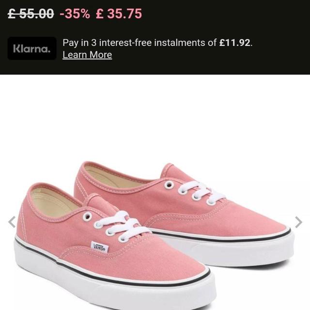 Vans Women's Trainers - Pink - UK 3.5 on Productcaster.