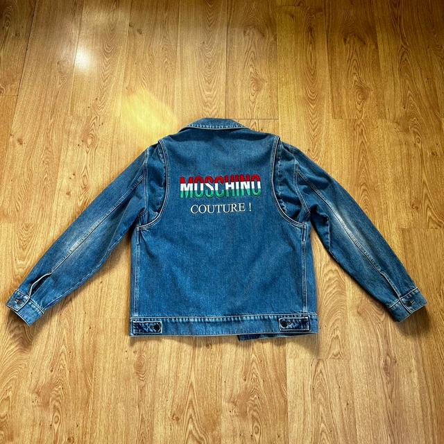 Moschino Men's Jacket - Blue - M on Productcaster.