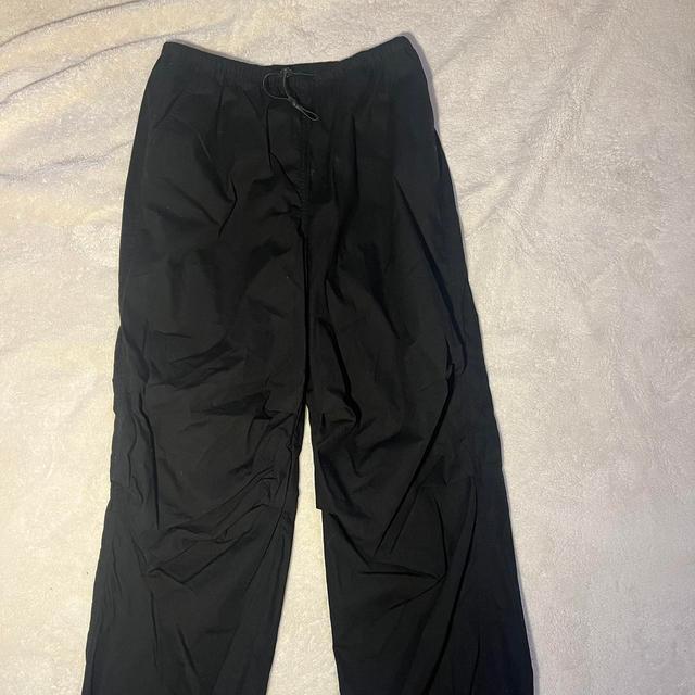 H&M Women's Wide leg Trousers - Black - XS on Productcaster.