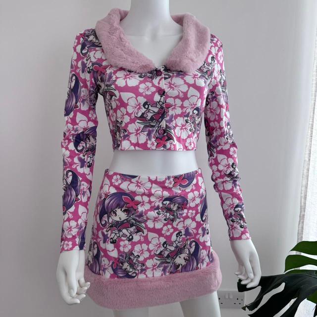 New Girl Order Women's Cardigan - Multi/Pink - 6 on Productcaster.