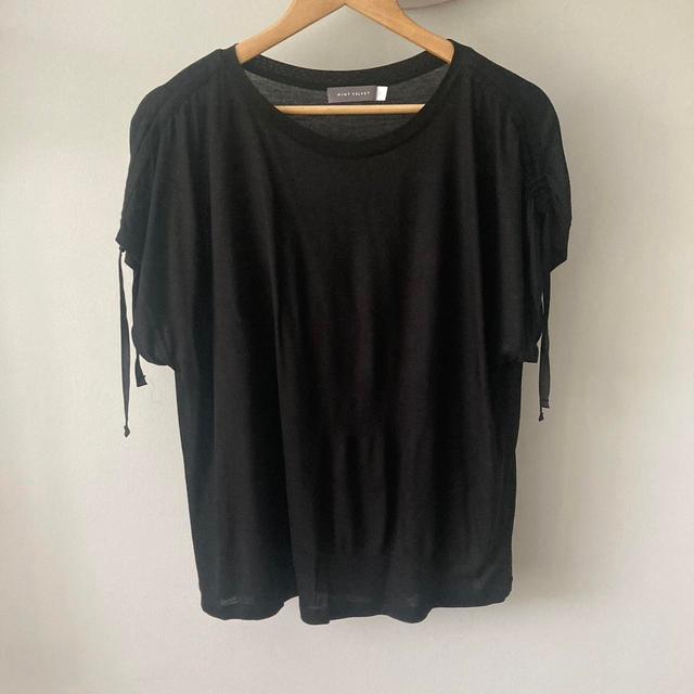 Mint Velvet Women's Top - Black - L on Productcaster.