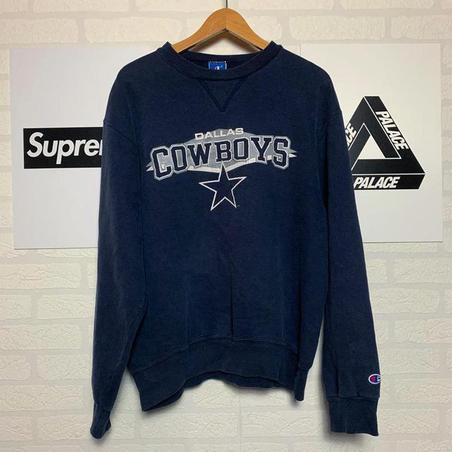 Champion Men's Sweatshirt - Navy/Blue - XL on Productcaster.