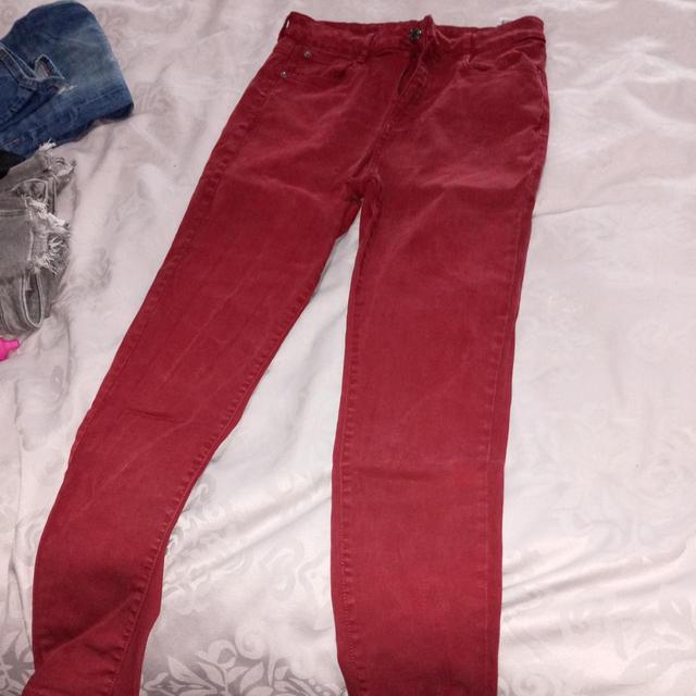 M&S Collection Women's Jeans - Red - UK 12 on Productcaster.