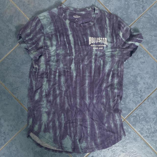 Hollister Co. Women's T-shirt - Purple/Green - M on Productcaster.