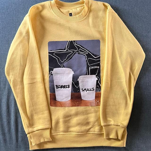 Little White Lie Men's Sweatshirt - Yellow - XS on Productcaster.