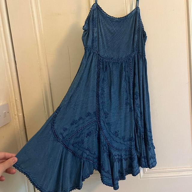 Urban Outfitters Women's Dress - Blue - 8 on Productcaster.