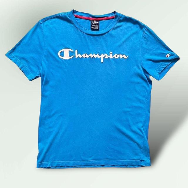 Champion Men's T-shirt - Blue - S on Productcaster.