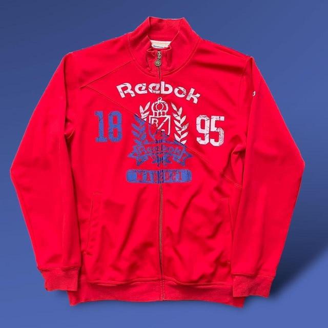 Reebok Men's Lightweight Jacket - Red/Multi - M on Productcaster.