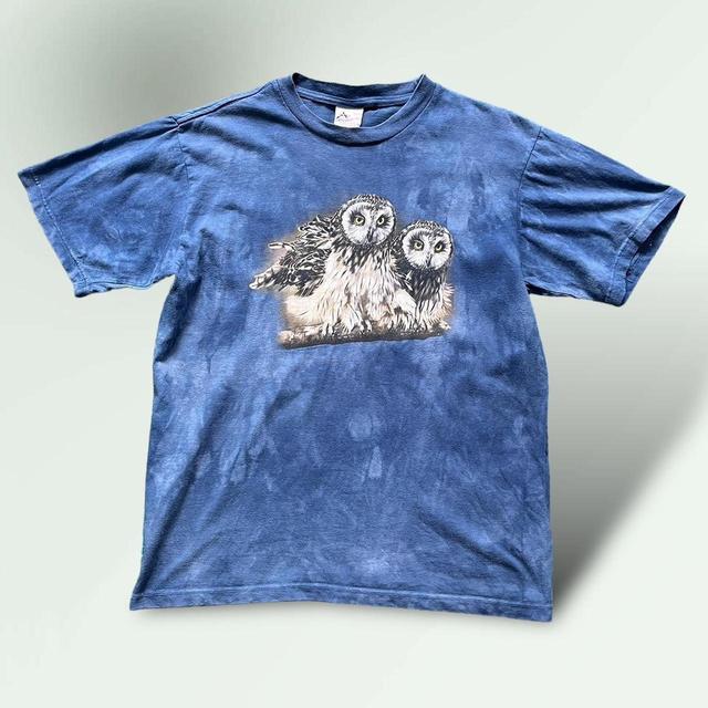 Vintage Men's T-shirt - Blue - S on Productcaster.