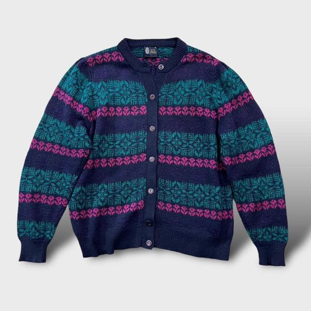 C&A Women's Cardigan - Multi/Navy - 14 on Productcaster.