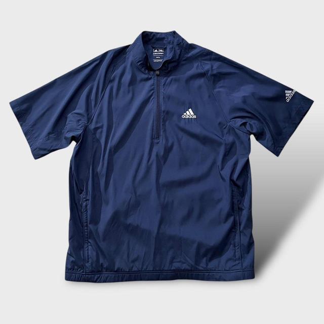 Adidas Men's Windbreaker Jacket - Navy - XL on Productcaster.