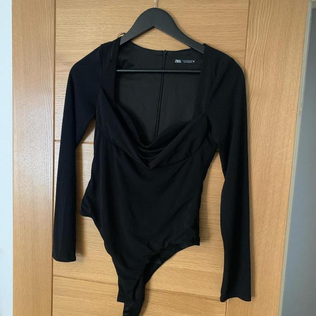 Zara Women's Bodysuit - Black - 8 on Productcaster.