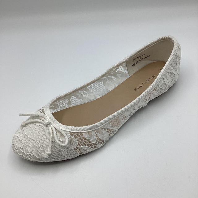 New Look Women's Ballet shoes - White - UK 6 on Productcaster.