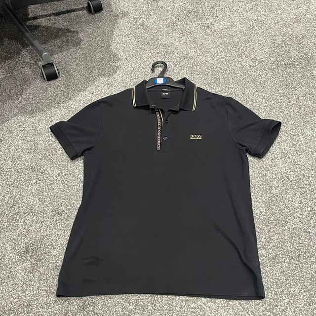 Hugo Boss Men's Polo shirt - Black - M on Productcaster.