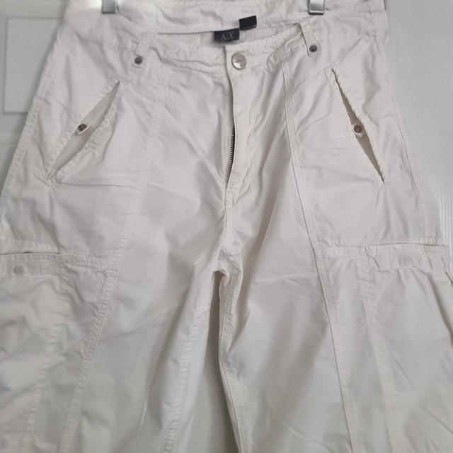 Armani Exchange Men's Shorts - White - 32" on Productcaster.