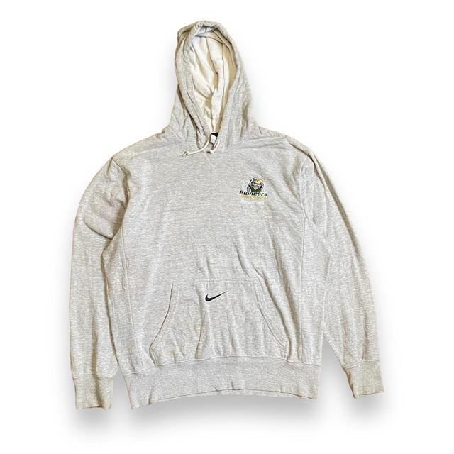 Nike Men's Hoodie - Grey - M on Productcaster.