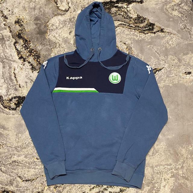 Kappa Men's Hoodie - Blue/Navy - M on Productcaster.