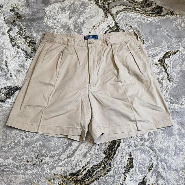 Polo Ralph Lauren Men's Shorts - Cream/Tan - 36" on Productcaster.