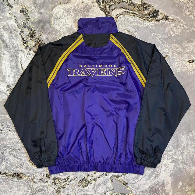 NFL Men's Puffer Jacket - Navy/Purple - L on Productcaster.