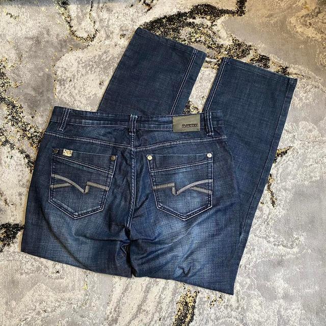 Vintage Men's Jeans - Navy/Blue - 36" on Productcaster.