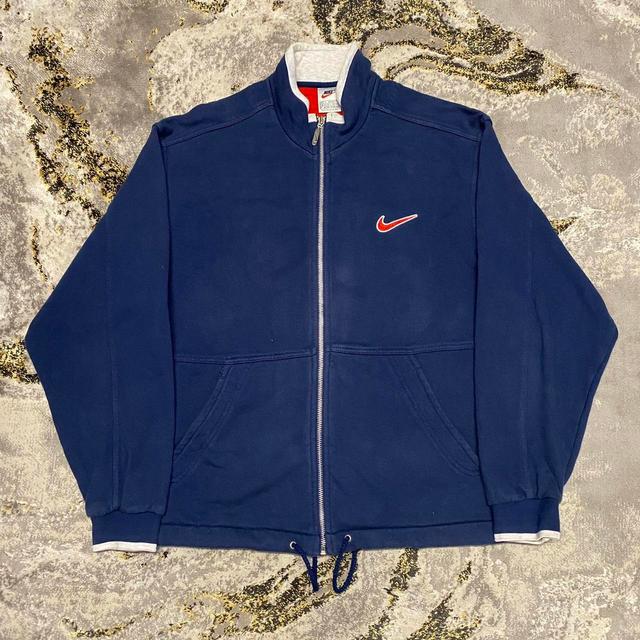 Nike Men's Sweatshirt - Navy/Blue - S on Productcaster.