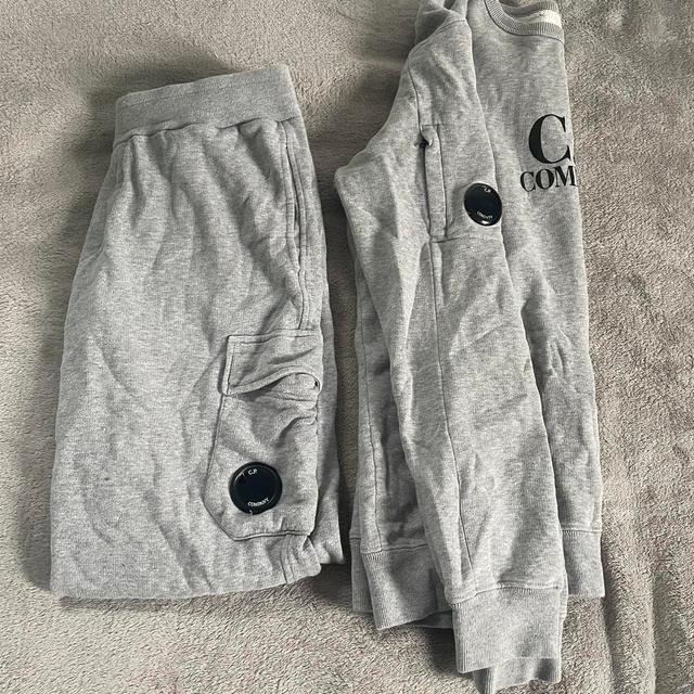 CP Company Men's Sweatpants - Grey/Black - S on Productcaster.