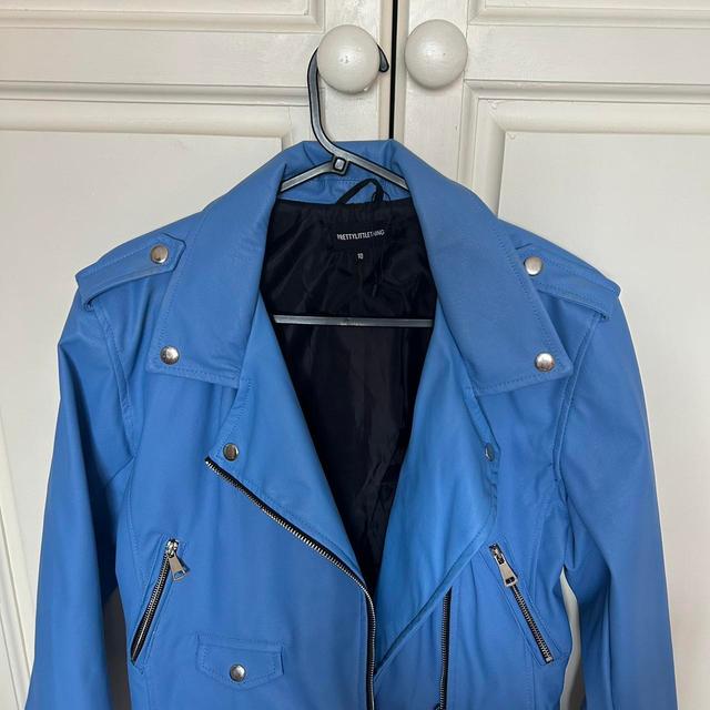 PrettyLittleThing Women's Party Jacket - Blue - UK 10 on Productcaster.