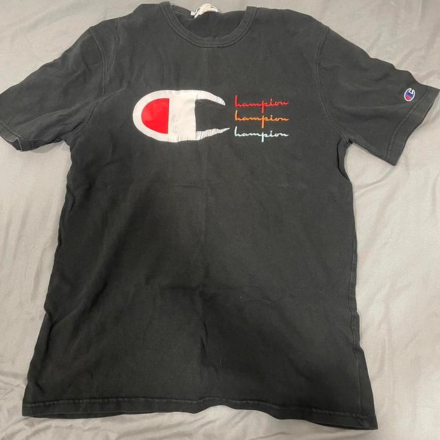 Champion Men's T-shirt - Black - M on Productcaster.