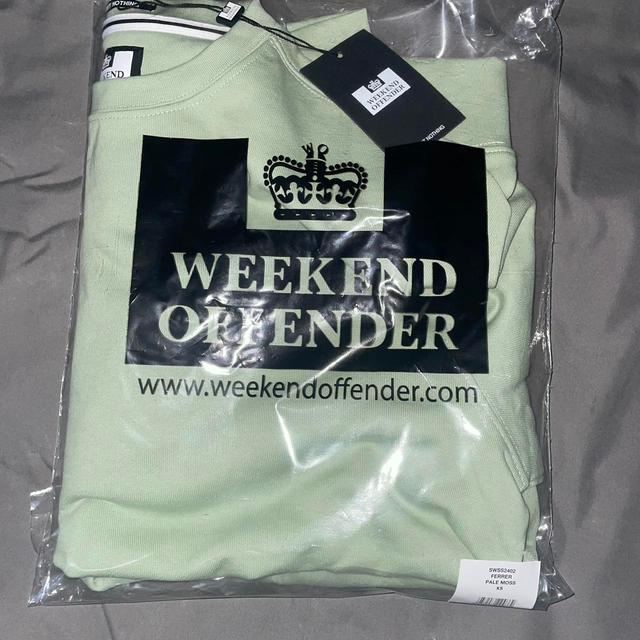 Weekend Offender Men's Sweatshirt - Green - XS on Productcaster.